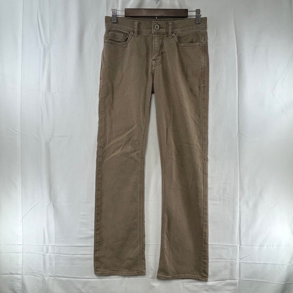 BKE Aiden Pants Mens 28x30 Tan Brown Straight Leg Stretch Cotton Blend Chino